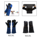 Maxbell Animal Handling Gloves Pet Supplies for Zoo Worker Dogs Green and M
