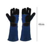 Maxbell Animal Handling Gloves Pet Supplies for Zoo Worker Dogs Green and L