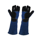 Maxbell Animal Handling Gloves Pet Supplies for Zoo Worker Dogs Green and L