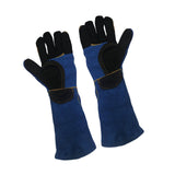 Maxbell Animal Handling Gloves Pet Supplies for Zoo Worker Dogs Green and XL