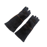 Maxbell Animal Handling Gloves Pet Supplies for Zoo Worker Dogs Black and M