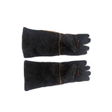 Maxbell Animal Handling Gloves Pet Supplies for Zoo Worker Dogs Black and L