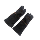 Maxbell Animal Handling Gloves Pet Supplies for Zoo Worker Dogs Black and XL