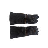 Maxbell Animal Handling Gloves Pet Supplies for Zoo Worker Dogs Black and XL