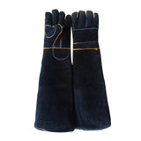 Maxbell Anti Bite Animal Handling Gloves Padding Pet Gloves Extra Long for Cat M