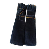 Maxbell Anti Bite Animal Handling Gloves Padding Pet Gloves Extra Long for Cat M