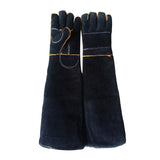 Maxbell Anti Bite Animal Handling Gloves Padding Pet Gloves Extra Long for Cat L