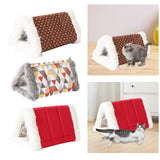 Maxbell Cat Warm House Dog Tent Cave Pet Bed for Rest Calming Small Medium Puppy Heart