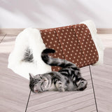 Maxbell Cat Warm House Dog Tent Cave Pet Bed for Rest Calming Small Medium Puppy Heart