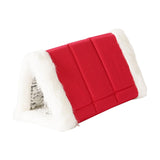 Maxbell Cat Warm House Dog Tent Cave Pet Bed for Rest Calming Small Medium Puppy Red