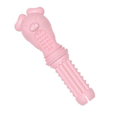 Maxbell Dog Chew Toy for Aggressive Chewers Durable Cleaning Interactive Toy Playing Pink