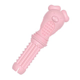 Maxbell Dog Chew Toy for Aggressive Chewers Durable Cleaning Interactive Toy Playing Pink