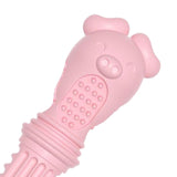 Maxbell Dog Chew Toy for Aggressive Chewers Durable Cleaning Interactive Toy Playing Pink