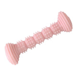 Maxbell Dog Chew Toy Durable Interactive Toy Kitten Toy Cleaning Bite Resistant Pink