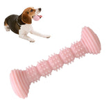 Maxbell Dog Chew Toy Durable Interactive Toy Kitten Toy Cleaning Bite Resistant Pink