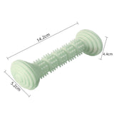 Maxbell Dog Chew Toy Durable Interactive Toy Kitten Toy Cleaning Bite Resistant Green