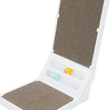 Maxbell Cat Scratching Post Furniture Protector Cat Scratcher Corrugated Cardboard White