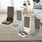 Maxbell Cat Scratching Post Furniture Protector Cat Scratcher Corrugated Cardboard White