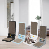 Maxbell Cat Scratching Post Furniture Protector Cat Scratcher Corrugated Cardboard White