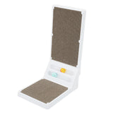 Maxbell Cat Scratching Post Furniture Protector Cat Scratcher Corrugated Cardboard White