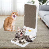 Maxbell Cat Scratching Post Furniture Protector Cat Scratcher Corrugated Cardboard White