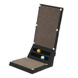 Maxbell Cat Scratching Post Furniture Protector Cat Scratcher Corrugated Cardboard Black