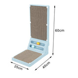Maxbell Cat Scratching Post Furniture Protector Cat Scratcher Corrugated Cardboard Blue
