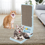 Maxbell Cat Scratching Post Furniture Protector Cat Scratcher Corrugated Cardboard Blue