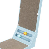 Maxbell Cat Scratching Post Furniture Protector Cat Scratcher Corrugated Cardboard Blue