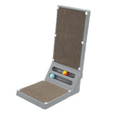 Maxbell Cat Scratching Post Furniture Protector Cat Scratcher Corrugated Cardboard Gray