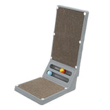 Maxbell Cat Scratching Post Furniture Protector Cat Scratcher Corrugated Cardboard Gray