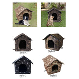 Maxbell Cute Oxford Cloth Cat House Stray Cats Shelter Lightweight Style A