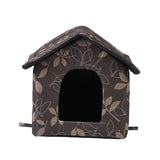 Maxbell Cute Oxford Cloth Cat House Stray Cats Shelter Lightweight Style A