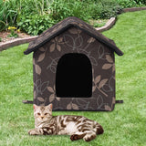 Maxbell Cute Oxford Cloth Cat House Stray Cats Shelter Lightweight Style A
