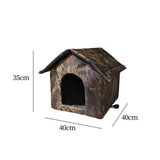 Maxbell Cute Oxford Cloth Cat House Stray Cats Shelter Lightweight Style B