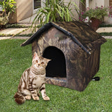 Maxbell Cute Oxford Cloth Cat House Stray Cats Shelter Lightweight Style B