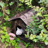 Maxbell Cute Oxford Cloth Cat House Stray Cats Shelter Lightweight Style B