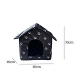 Maxbell Cute Oxford Cloth Cat House Stray Cats Shelter Lightweight Style C