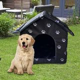 Maxbell Cute Oxford Cloth Cat House Stray Cats Shelter Lightweight Style C