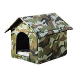 Maxbell Outdoor Feral Cats Warm House Waterproof Tent Thickened Stray Cats Shelter 40cmx35cmx40cm