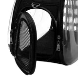 Maxbell Cat Carrier Large Capacity Adjustable Shoulder Strap for Cats Travel Hiking Black