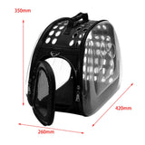 Maxbell Cat Carrier Large Capacity Adjustable Shoulder Strap for Cats Travel Hiking Black