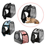 Maxbell Cat Carrier Large Capacity Adjustable Shoulder Strap for Cats Travel Hiking Black