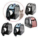 Maxbell Cat Carrier Large Capacity Adjustable Shoulder Strap for Cats Travel Hiking Black
