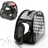 Maxbell Cat Carrier Large Capacity Adjustable Shoulder Strap for Cats Travel Hiking Black