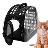 Maxbell Cat Carrier Large Capacity Adjustable Shoulder Strap for Cats Travel Hiking Black