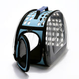 Maxbell Cat Carrier Large Capacity Adjustable Shoulder Strap for Cats Travel Hiking Blue