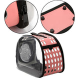Maxbell Cat Carrier Large Capacity Adjustable Shoulder Strap for Cats Travel Hiking Pink