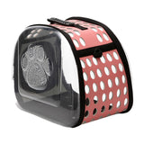 Maxbell Cat Carrier Large Capacity Adjustable Shoulder Strap for Cats Travel Hiking Pink