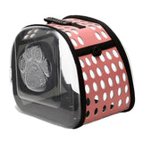 Maxbell Cat Carrier Large Capacity Adjustable Shoulder Strap for Cats Travel Hiking Pink